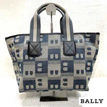 ☆Great Condition☆【BALLY Canvas Handbag Tote Bag w… - image 1