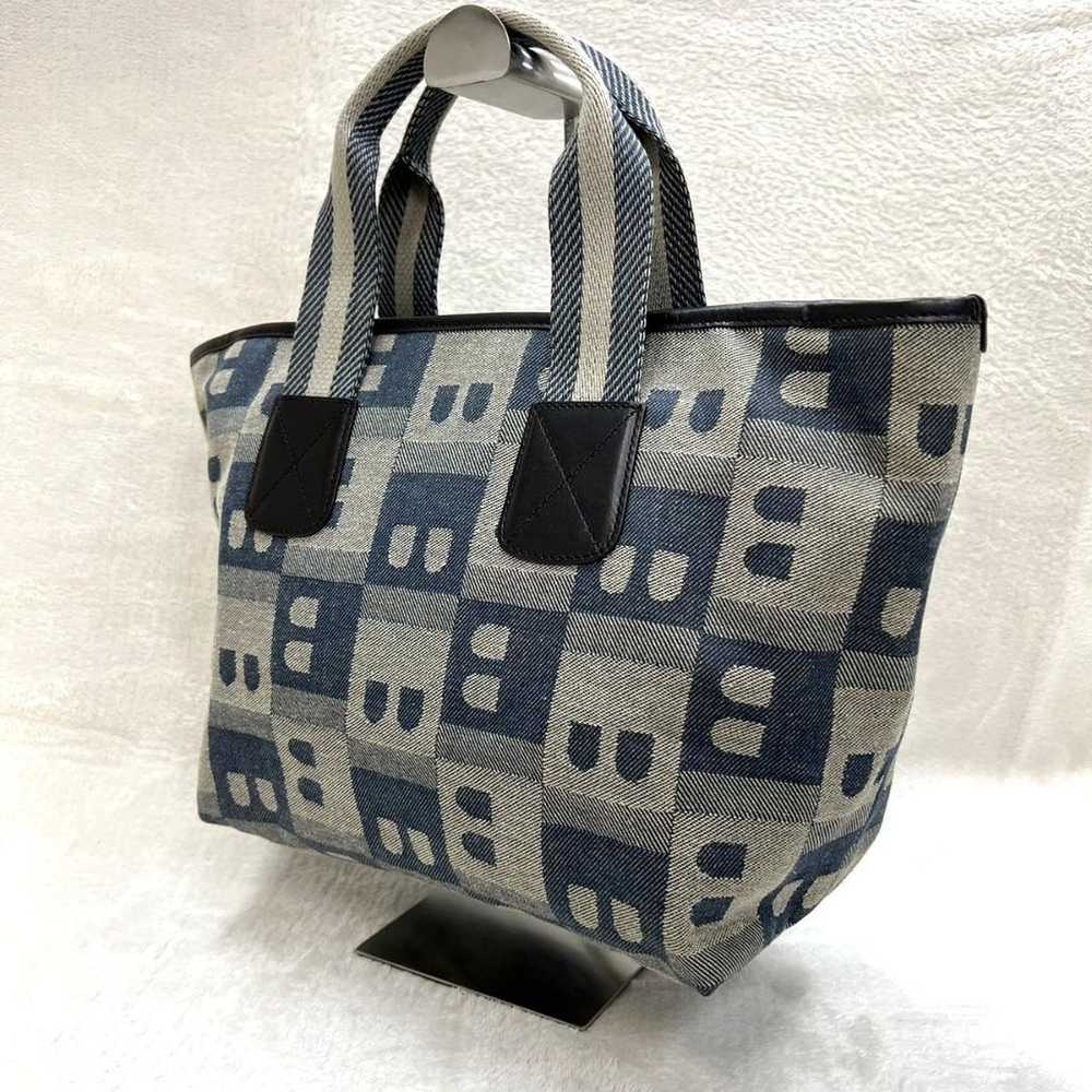 ☆Great Condition☆【BALLY Canvas Handbag Tote Bag w… - image 2