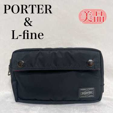 【Excellent condition】PORTER L-fine pouch Rare.