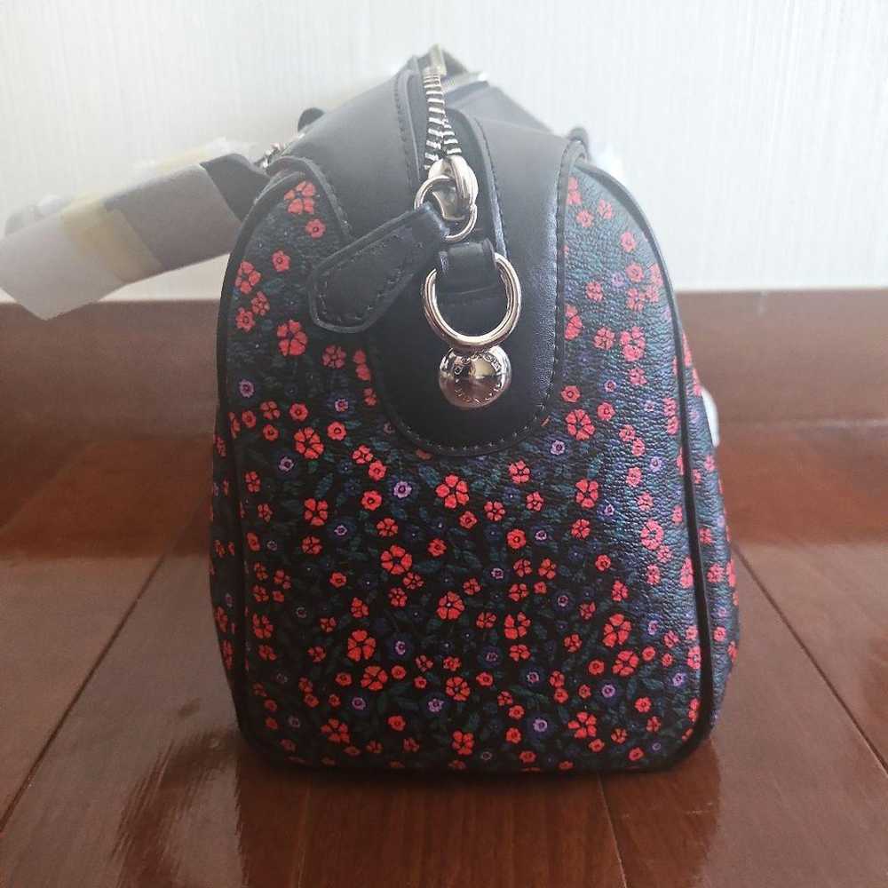 【Excellent Condition】COACH Flower-Pattern Boston … - image 2