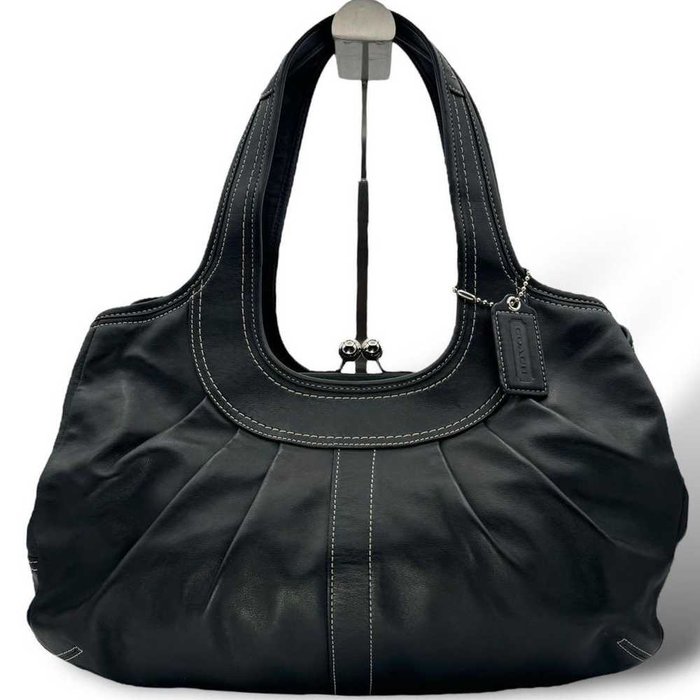 High-quality COACH Ergo Pleated Shoulder Bag with… - image 2