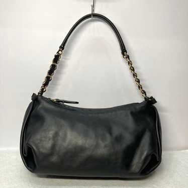 Ferragamo Vara Ribbon Chain Semi-Shoulder Bag Blac