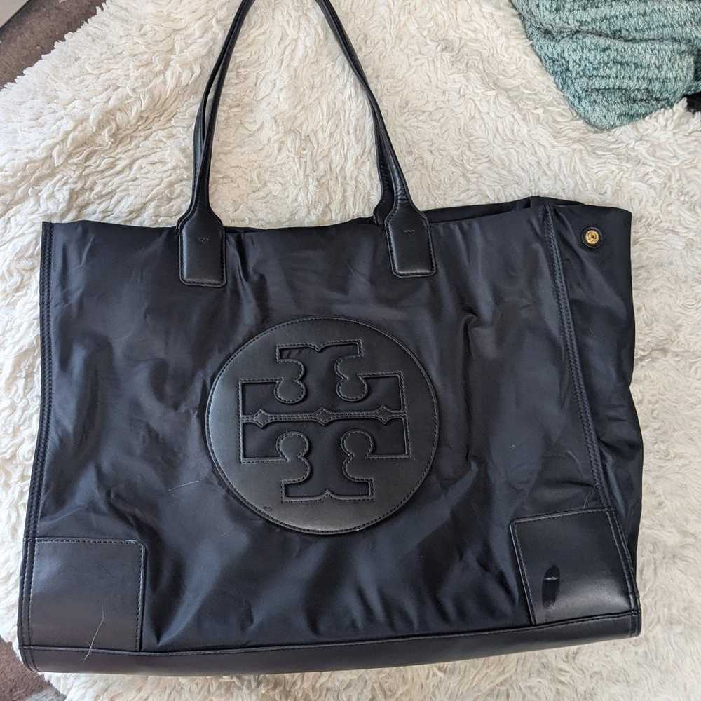 Tory Burch Ella black nylon tote - image 1