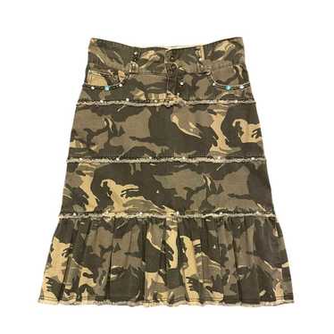 Miss Me VTG Y2K Miss Me utility punk goth camo ti… - image 1