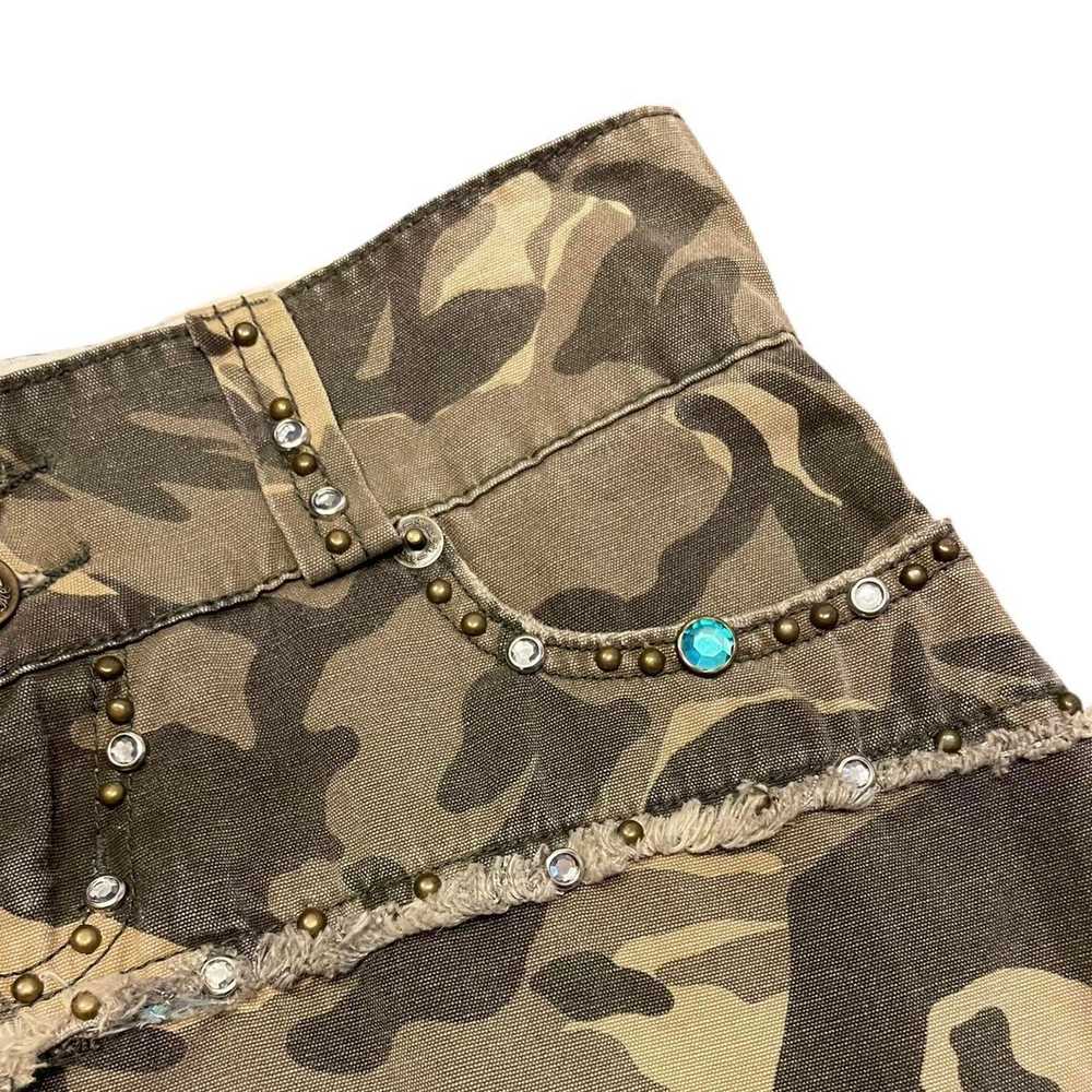 Miss Me VTG Y2K Miss Me utility punk goth camo ti… - image 3