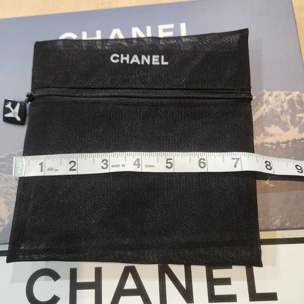 Chanel Mesh Travel Zip Pouch Bag and CHANEL Ready… - image 3