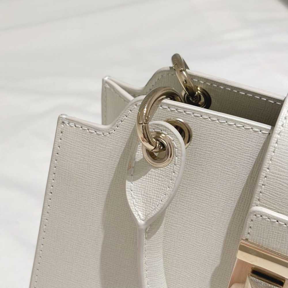 FURLA BELLA Satchel 2way Leather Bag White - image 10