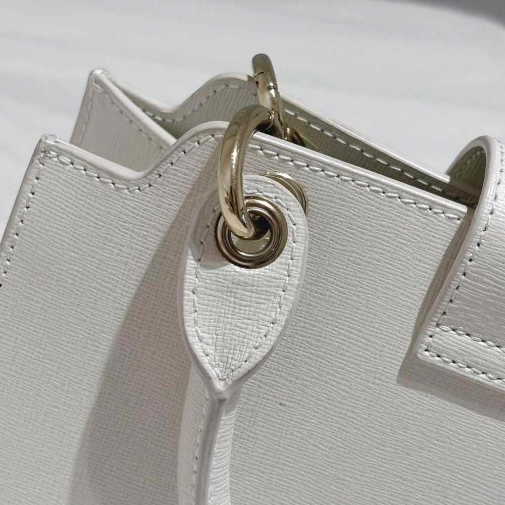 FURLA BELLA Satchel 2way Leather Bag White - image 11