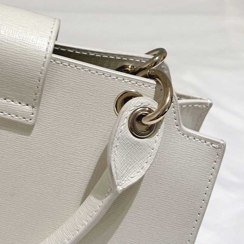 FURLA BELLA Satchel 2way Leather Bag White - image 12