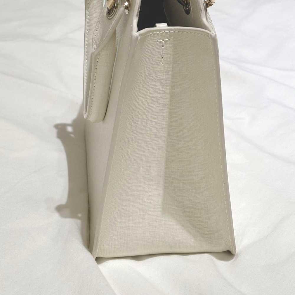 FURLA BELLA Satchel 2way Leather Bag White - image 8