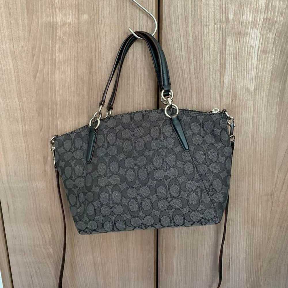 Coach shoulder bag black. - image 2