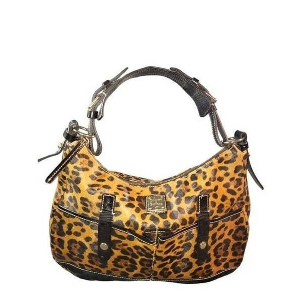 Dooney & Bourke Safari Print Shoulder Bag Genuine… - image 1