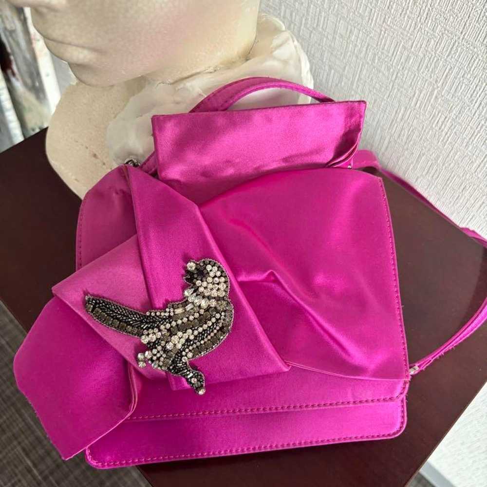 No. 21 Bijou Pink Shoulder Bag Glossy Sparkly Y2K… - image 2