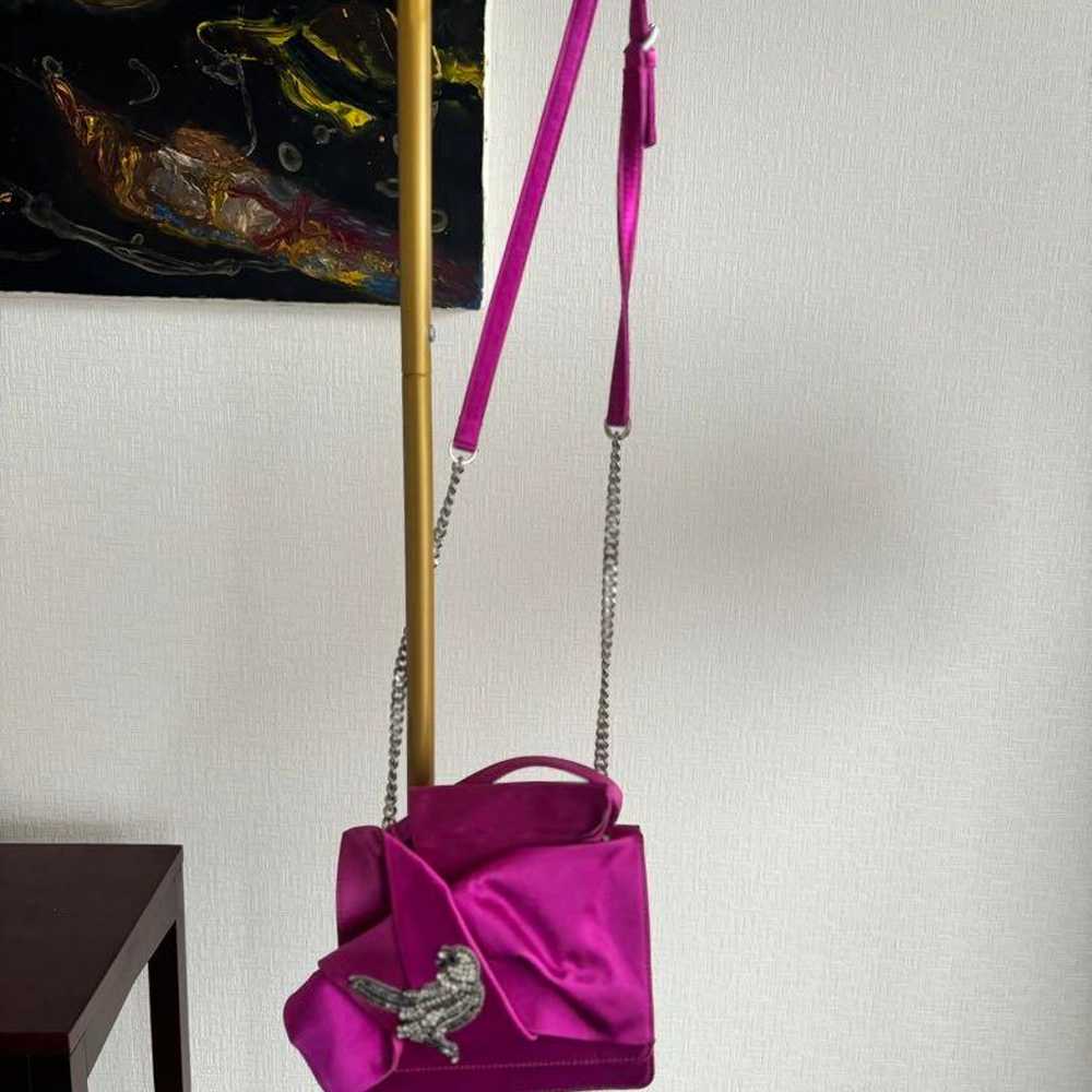 No. 21 Bijou Pink Shoulder Bag Glossy Sparkly Y2K… - image 3