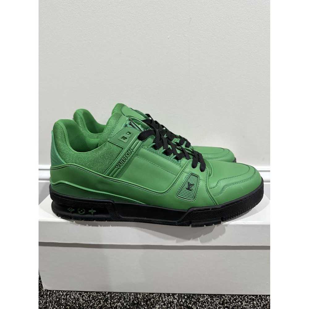 Louis Vuitton Lv Trainer leather low trainers - image 4