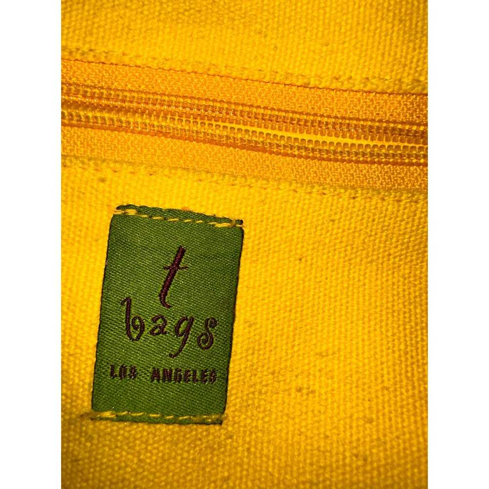 TBAGS LOS ANGELES VINTAGE Y2K HUGE LAVENDER LEATH… - image 9