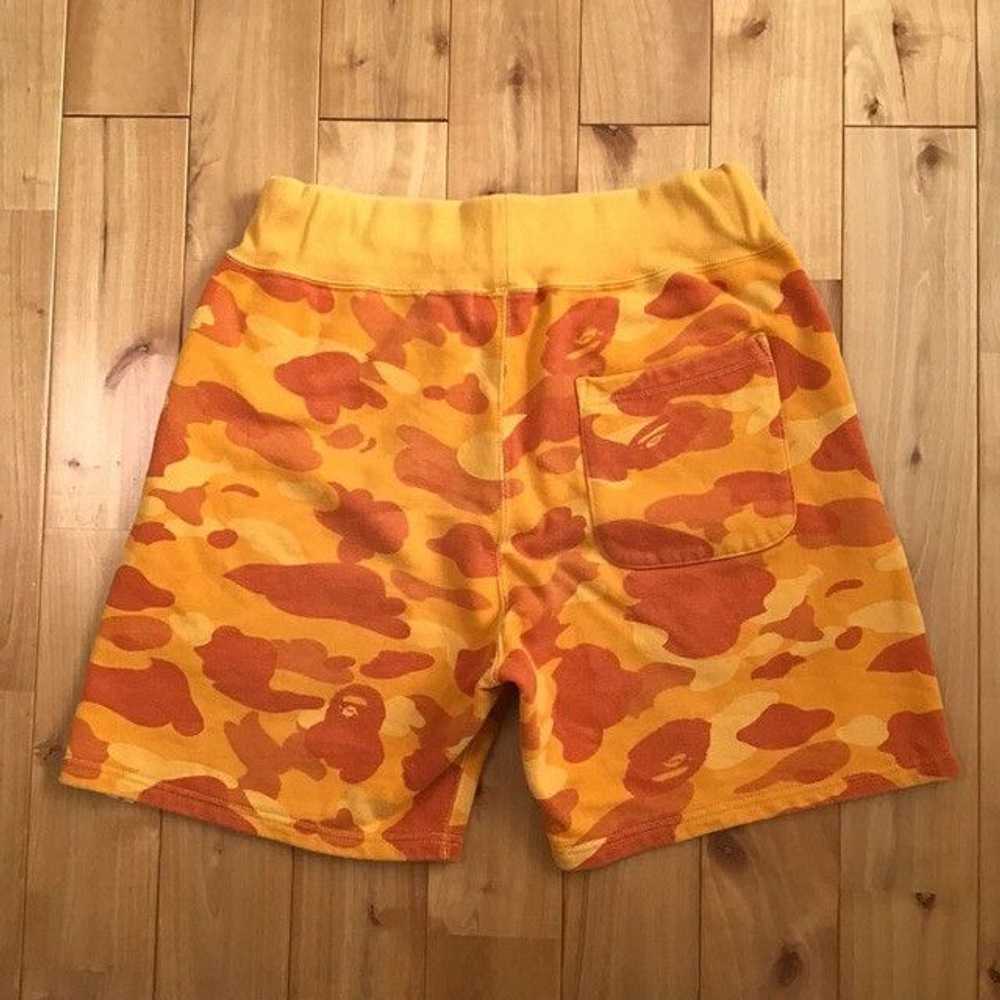 Bape BAPE Orange camo sweat shorts a bathing ape … - image 2