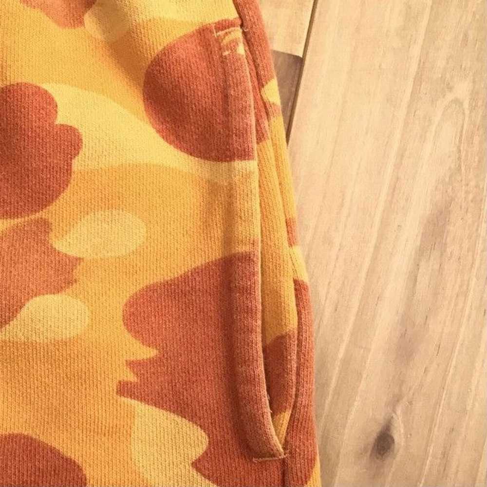 Bape BAPE Orange camo sweat shorts a bathing ape … - image 3