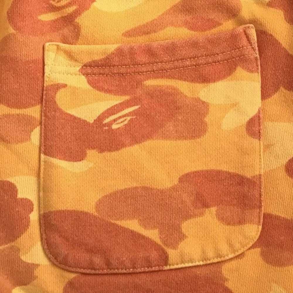 Bape BAPE Orange camo sweat shorts a bathing ape … - image 4