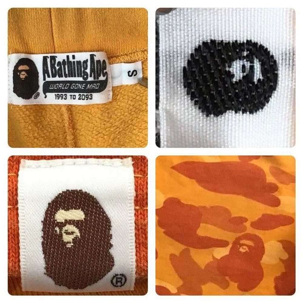 Bape BAPE Orange camo sweat shorts a bathing ape … - image 6