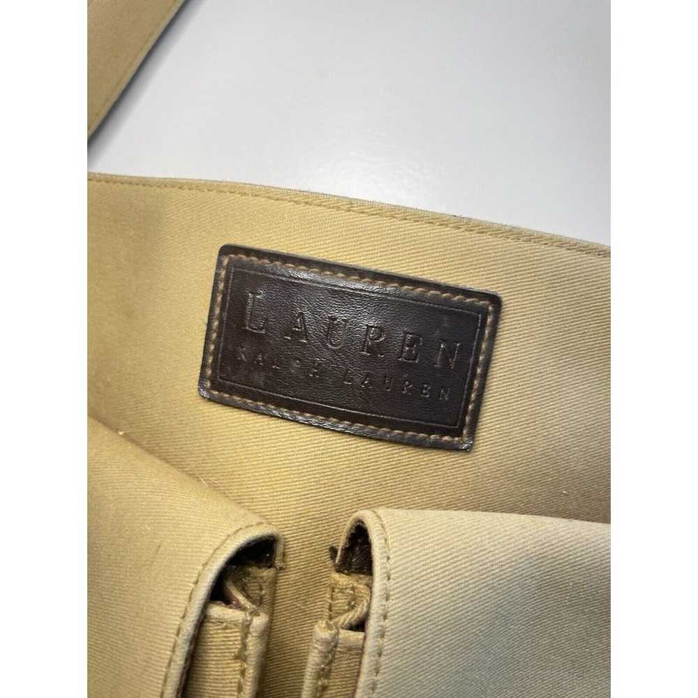 Lauren Ralph Lauren Tote Tan 2 Large Front Pocket… - image 3