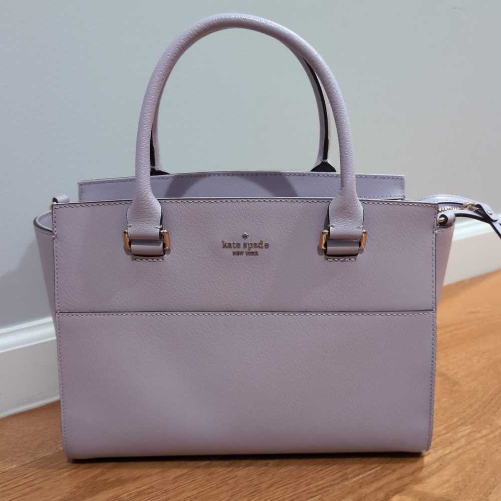 Kate Spade Lavender Handbag (never used) - image 1