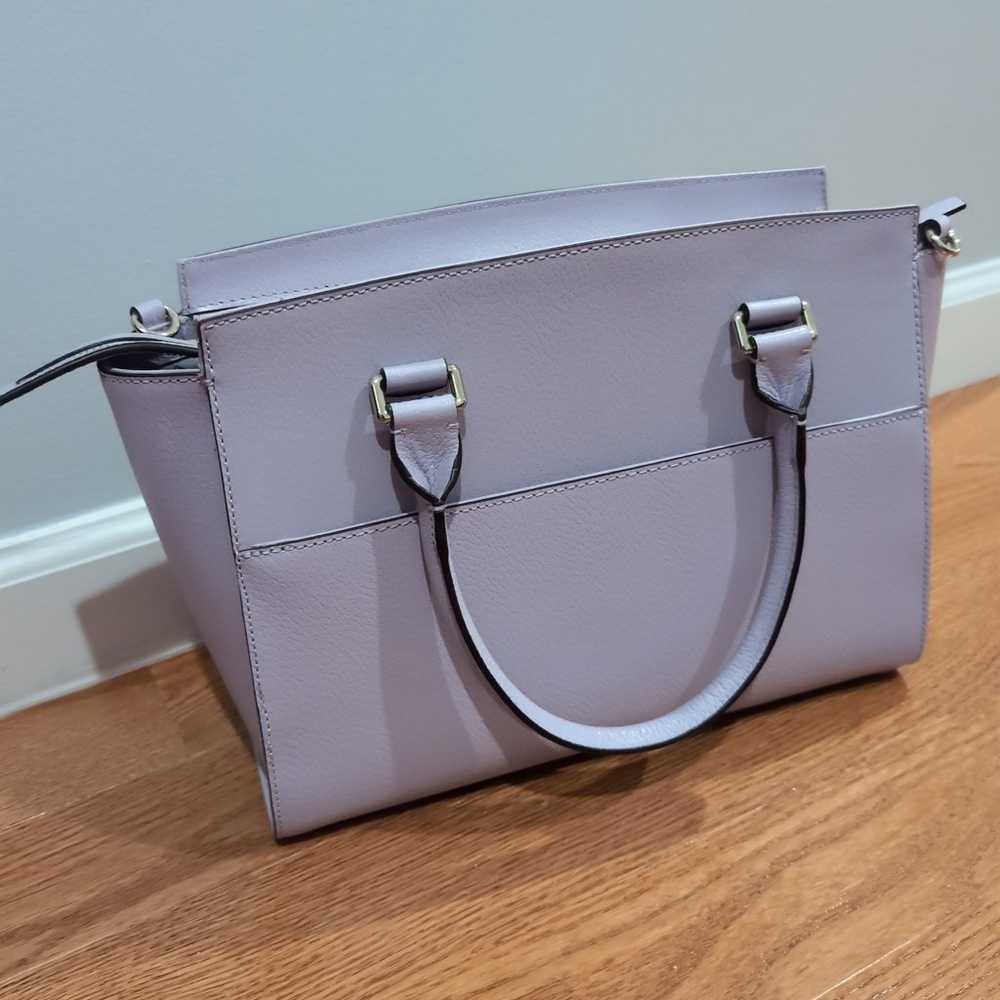 Kate Spade Lavender Handbag (never used) - image 3