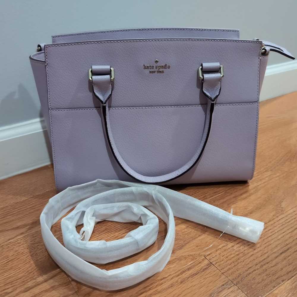 Kate Spade Lavender Handbag (never used) - image 5