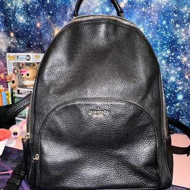 Kate Spade black leather backpack LARGE