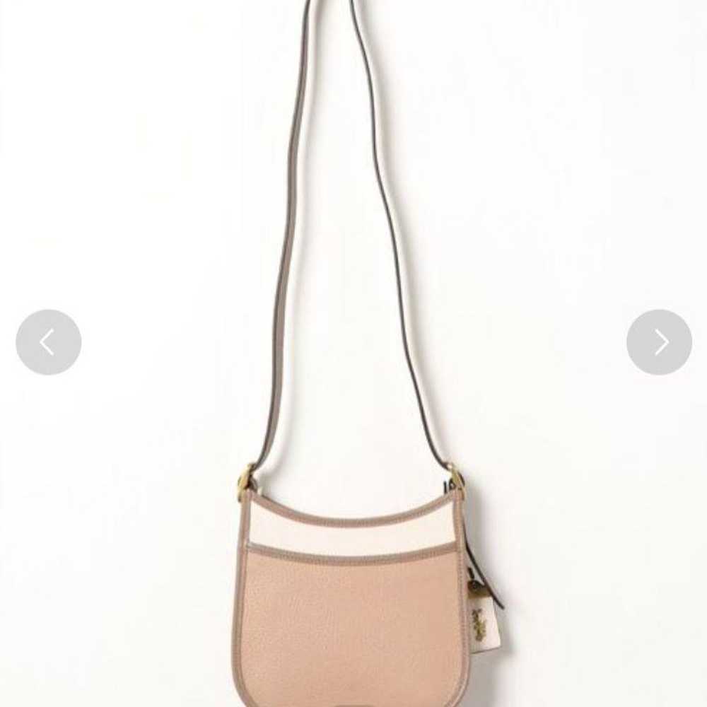 Coach Shoulder Bag Beige Brown - image 4