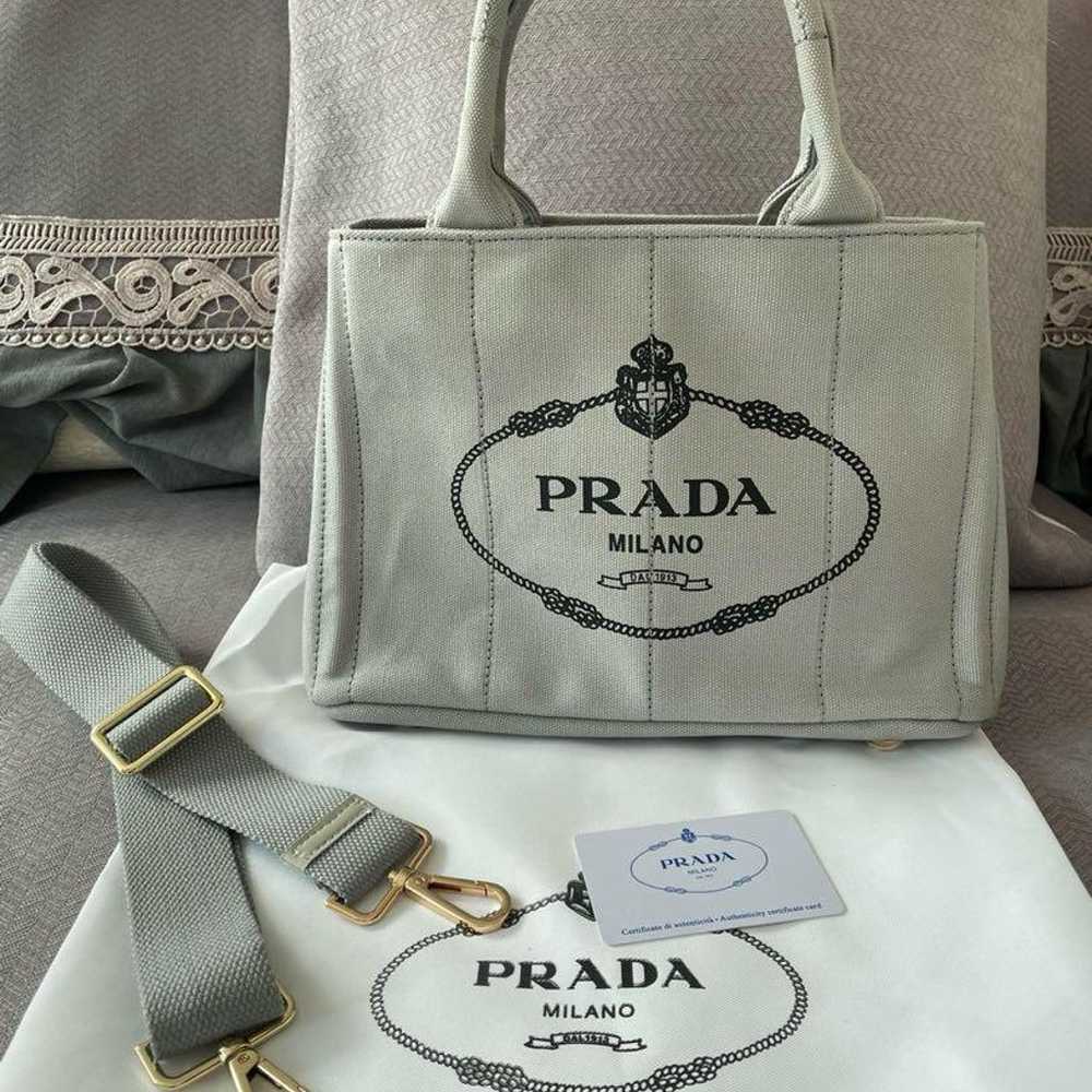 ✨Excellent condition✨ Prada Canapa handbag tote b… - image 1