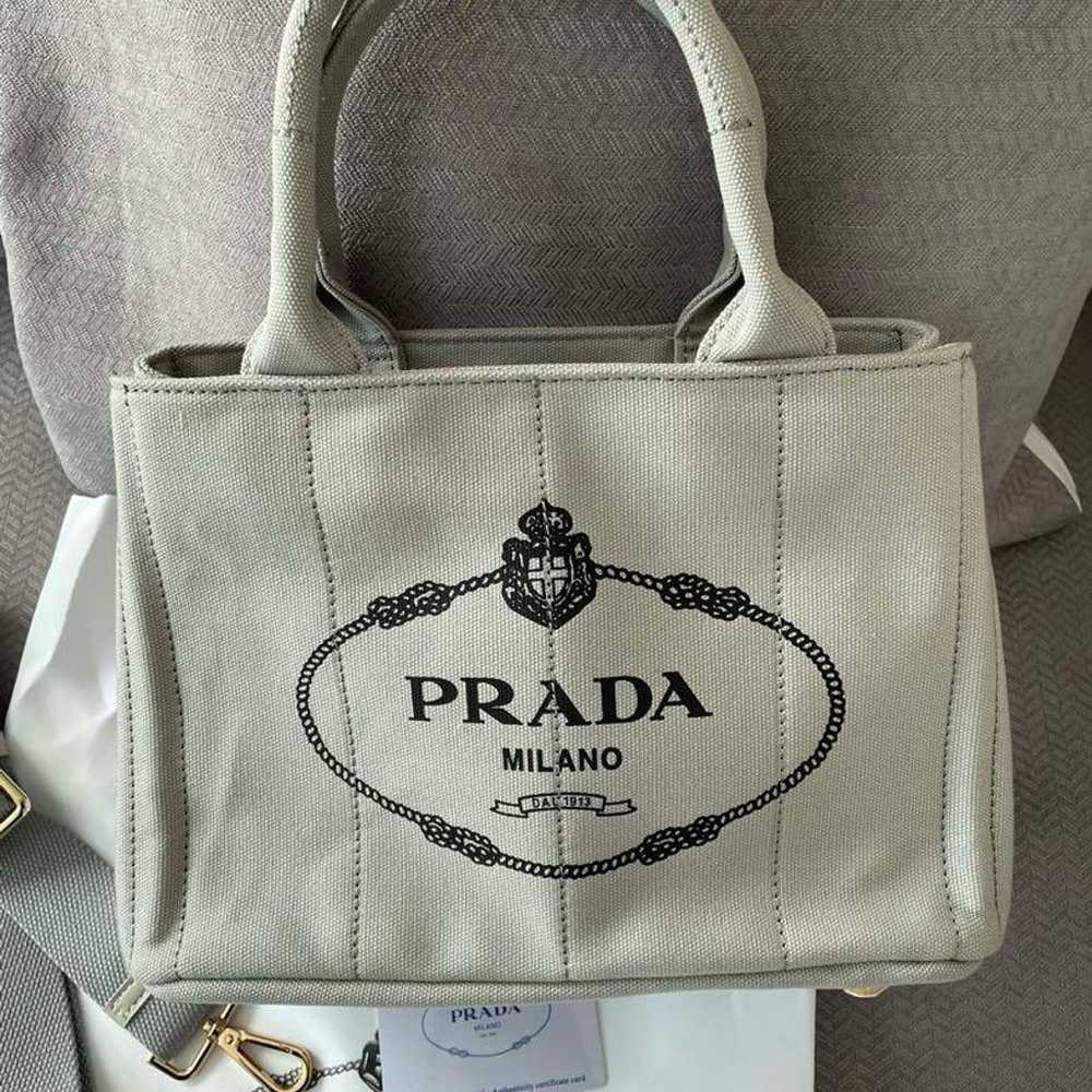 ✨Excellent condition✨ Prada Canapa handbag tote b… - image 3