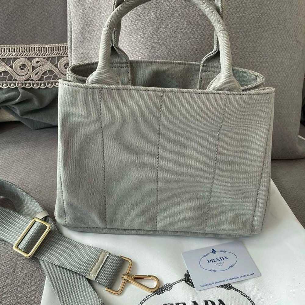 ✨Excellent condition✨ Prada Canapa handbag tote b… - image 4