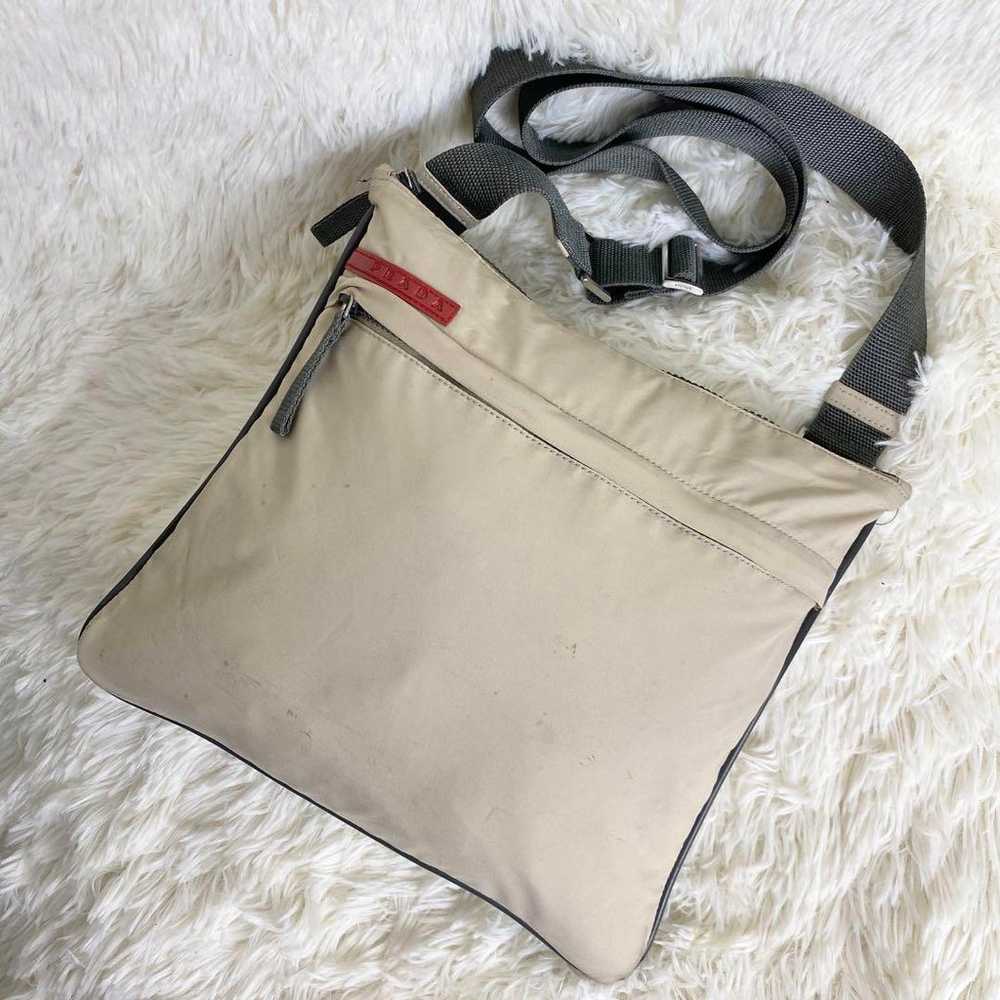 PRADA Prada Sports Shoulder Bag Sacoche Beige Log… - image 1