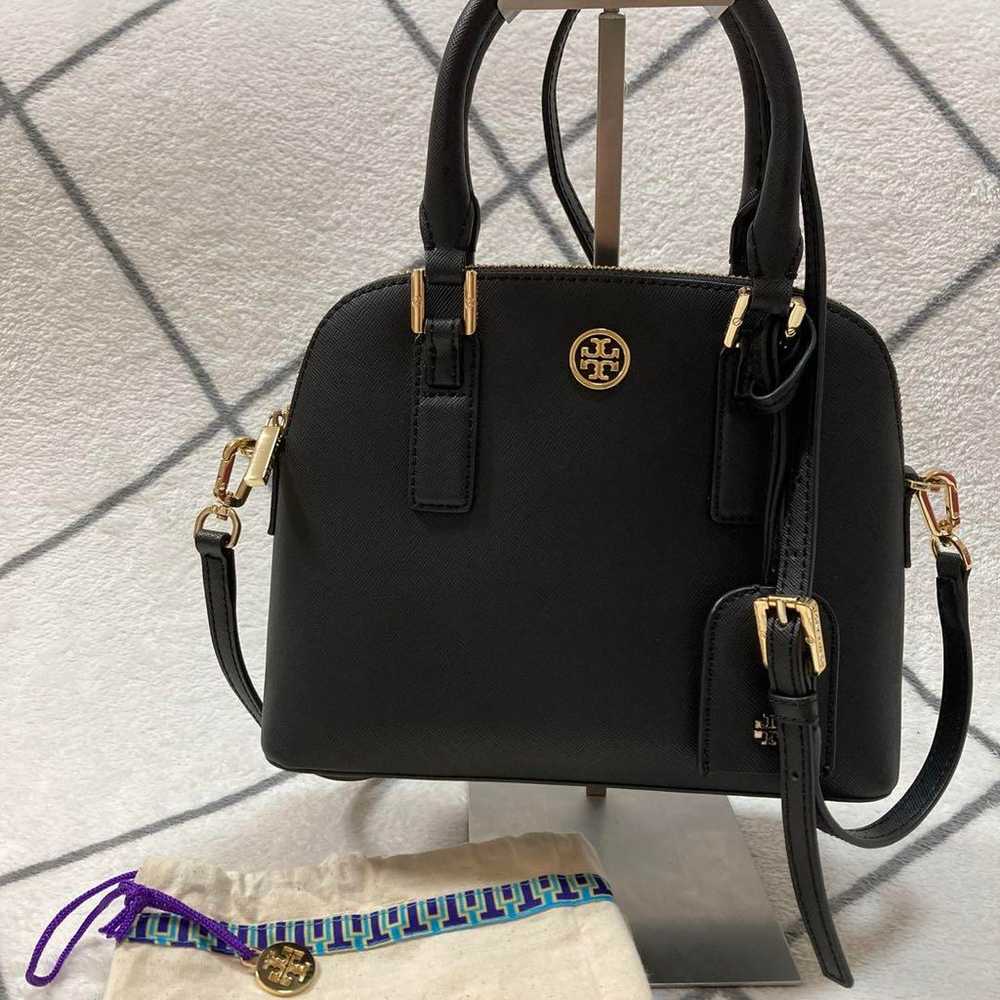 TORY BURCH Tory Burch 2way Leather Black Handbag. - image 2