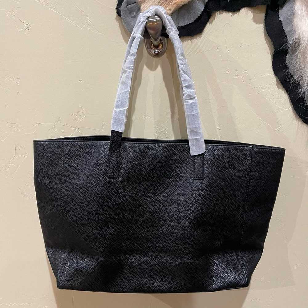 M.I.L.A. Luxury Leather Tote Bag | Black - image 3