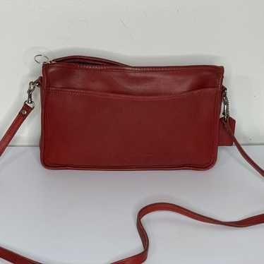 Vintage Coach Original NYC Burgundy Swagger Bag - image 1