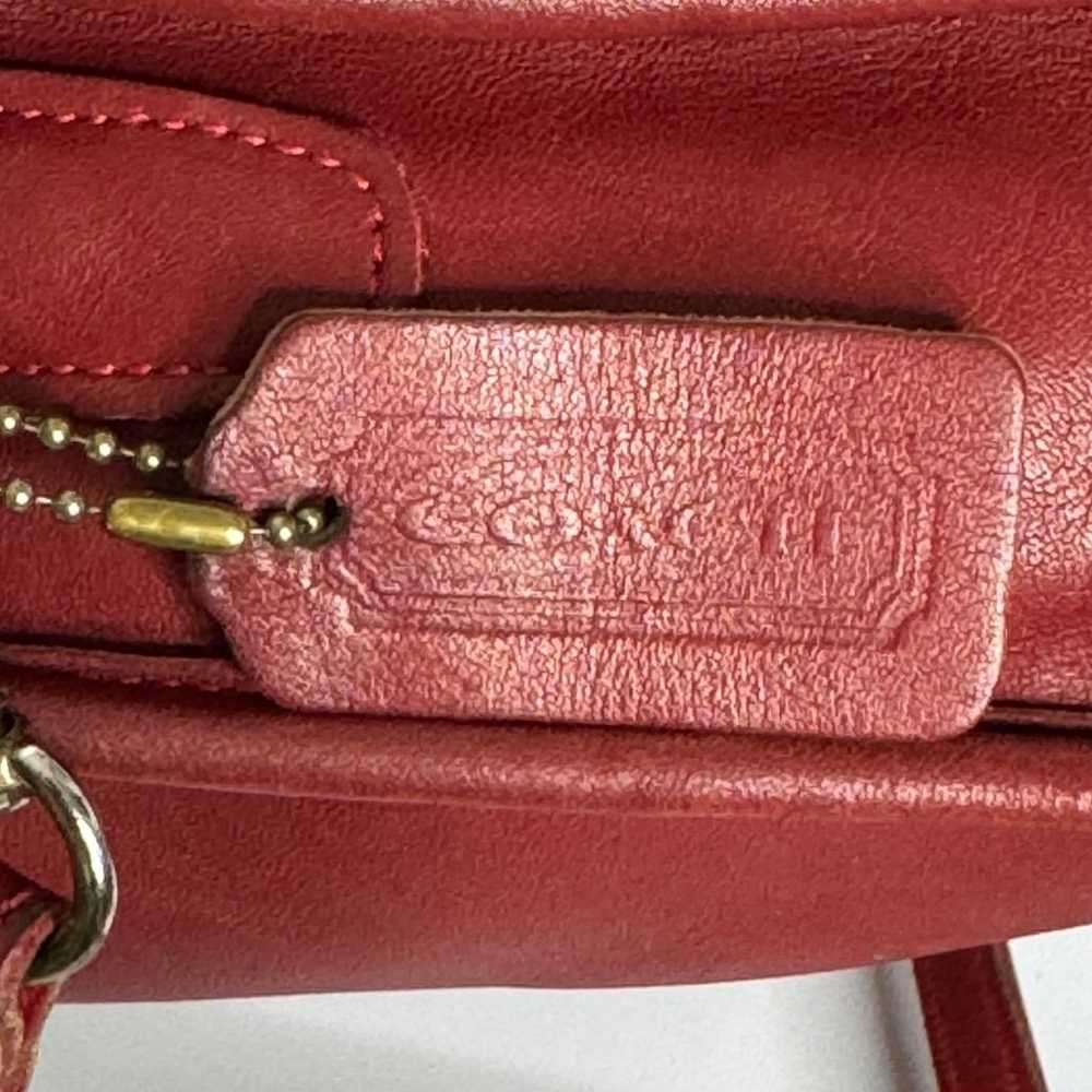 Vintage Coach Original NYC Burgundy Swagger Bag - image 4