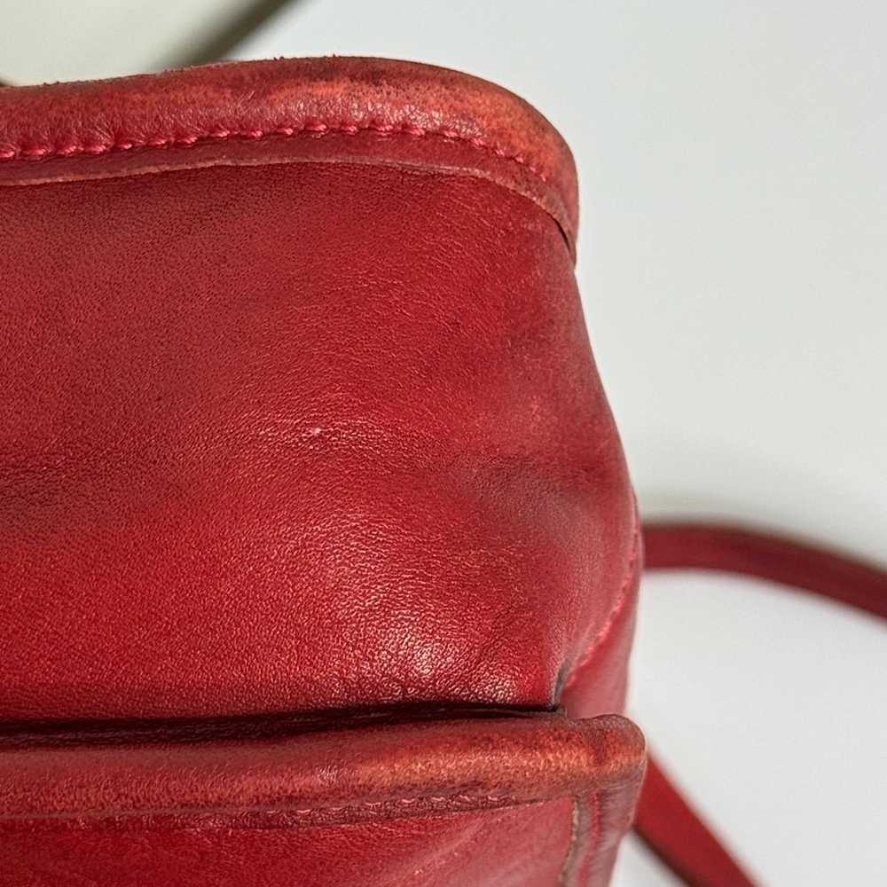 Vintage Coach Original NYC Burgundy Swagger Bag - image 5