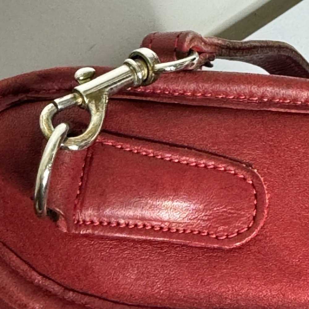 Vintage Coach Original NYC Burgundy Swagger Bag - image 6