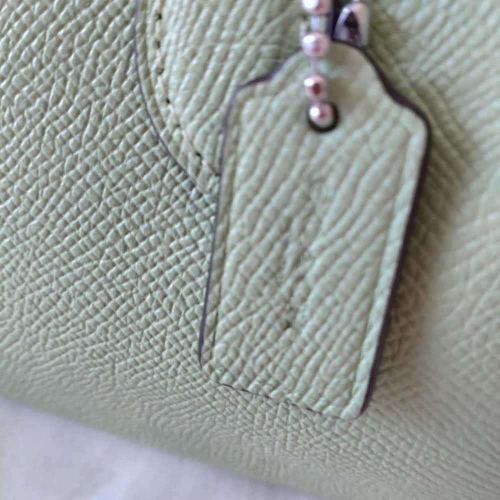 COACH mint green leather shoulder bag - image 2