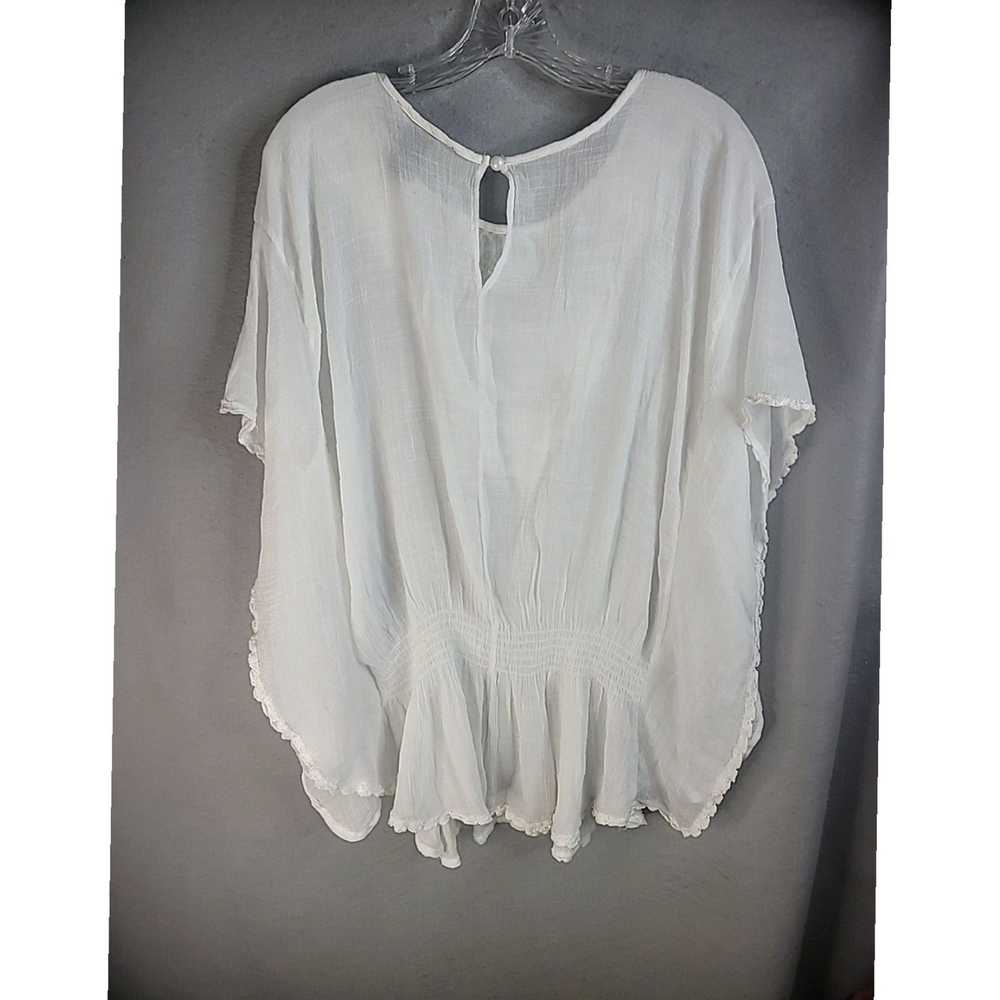 Vintage Ashley Stewart Embroidered Ruched Dolman … - image 7