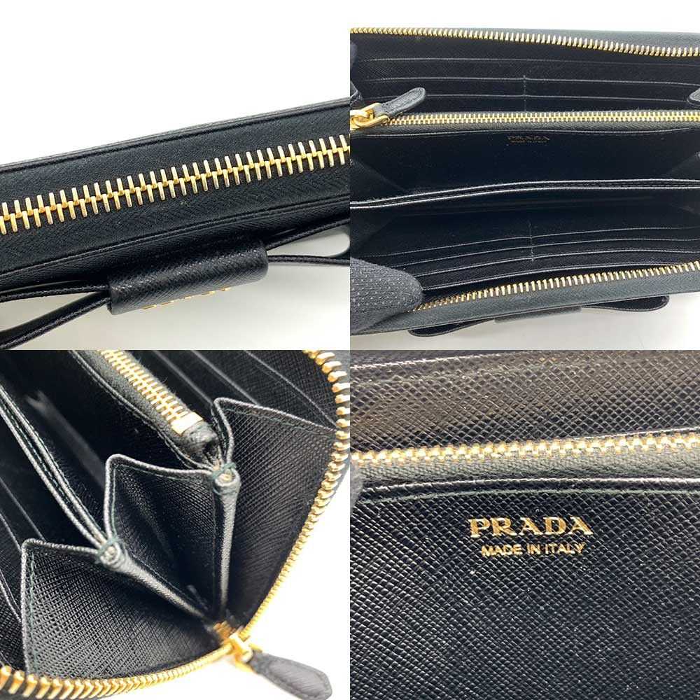 Prada Prada Prada Saffiano Leather Long Wallet 1M… - image 4