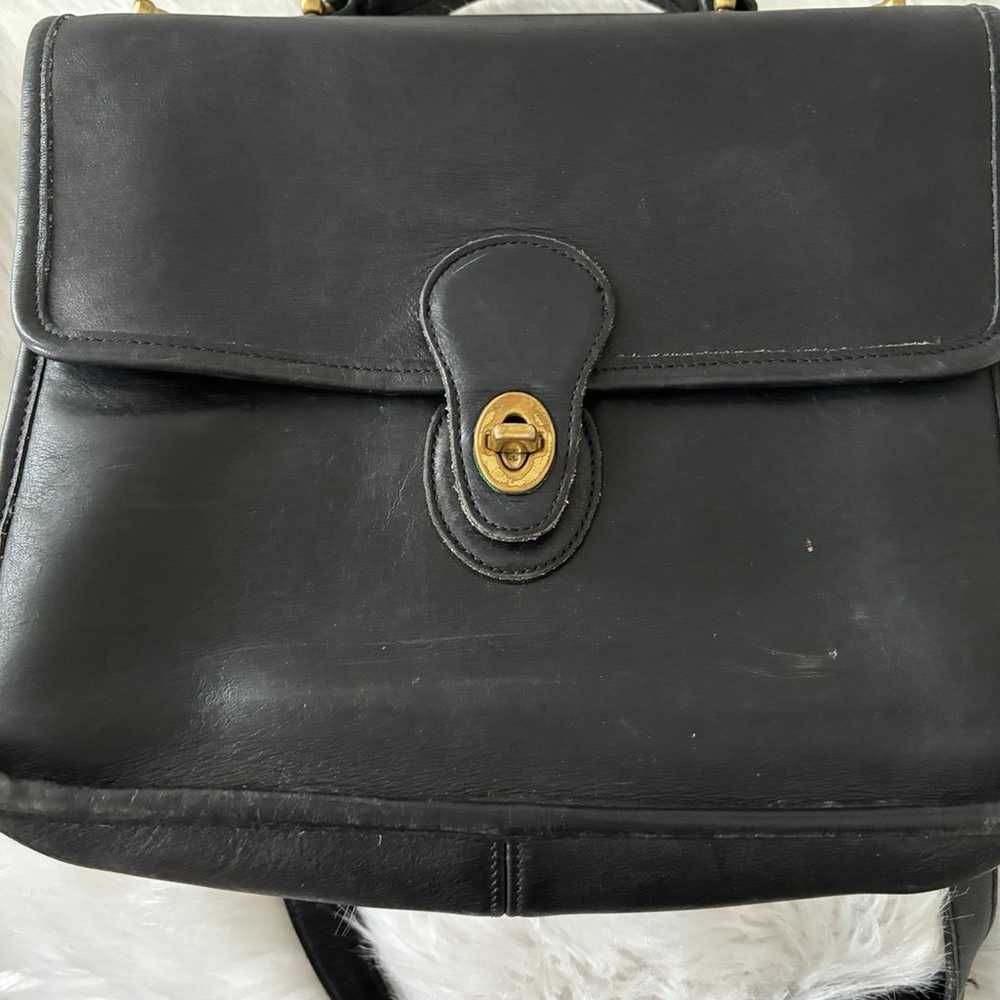 Vintage Willis Coach leather bag - image 3