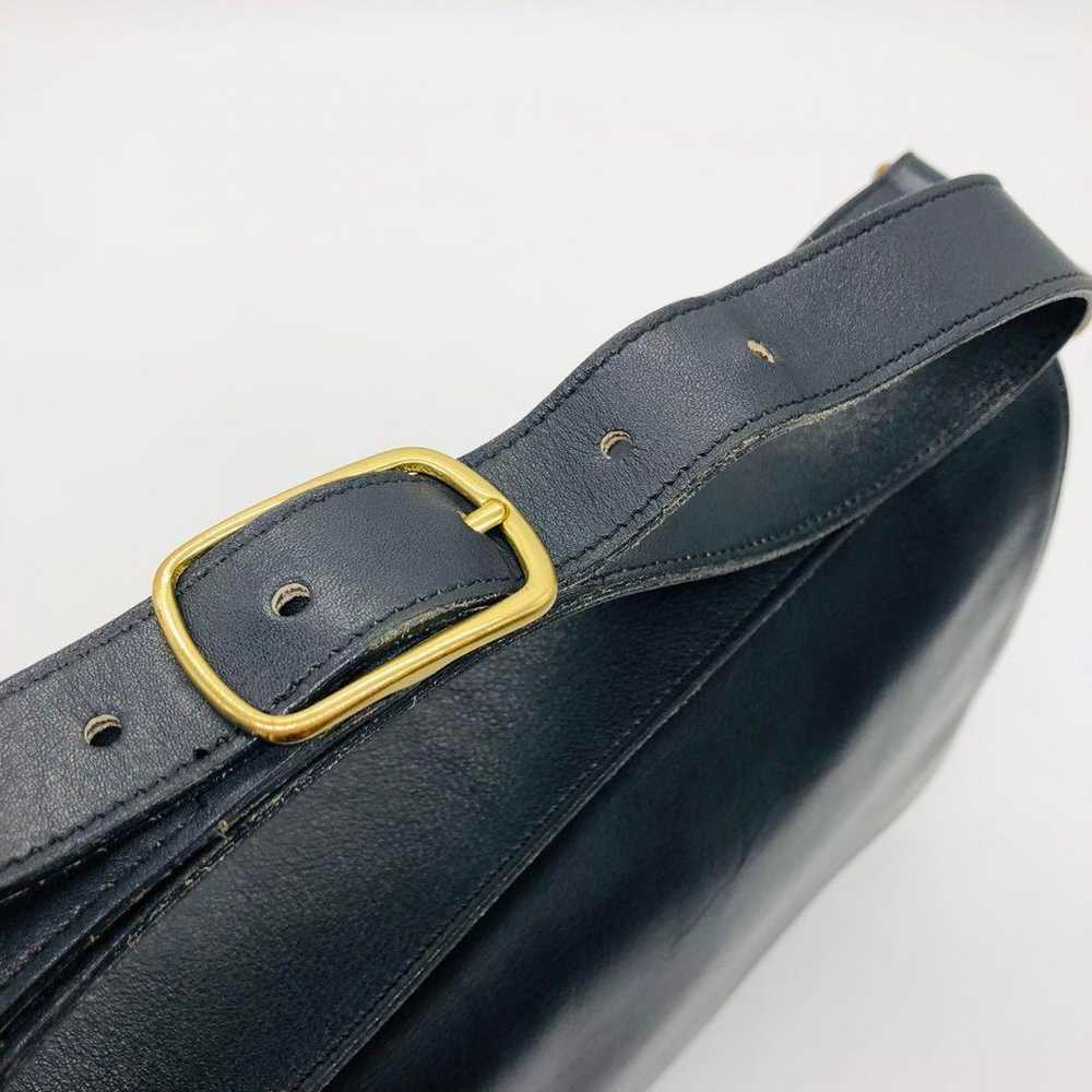 Old Coach Rare Messenger Bag Made in USA Navy - image 9