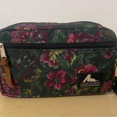 【GREGORY】Old logo shoulder bag floral pattern【Gre… - image 1