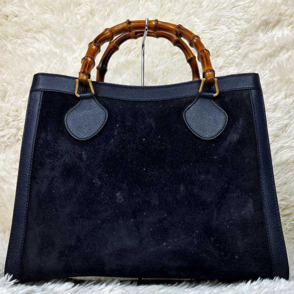 Gucci tote bag, Diana Bamboo, leather and suede, … - image 2