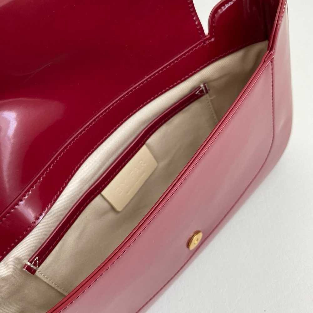 By Far Miranda deep red patent leather shoulder b… - image 6