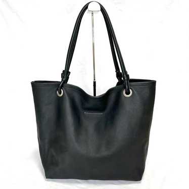 MM6 Leather Tote Bag Black Maison Margiela Busine… - image 1