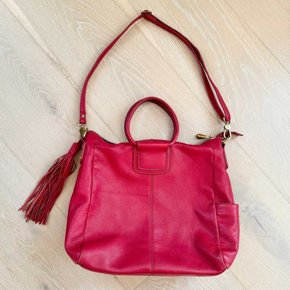 HOBO Large Sheila Red Leather Bag Women's Satchel… - image 7